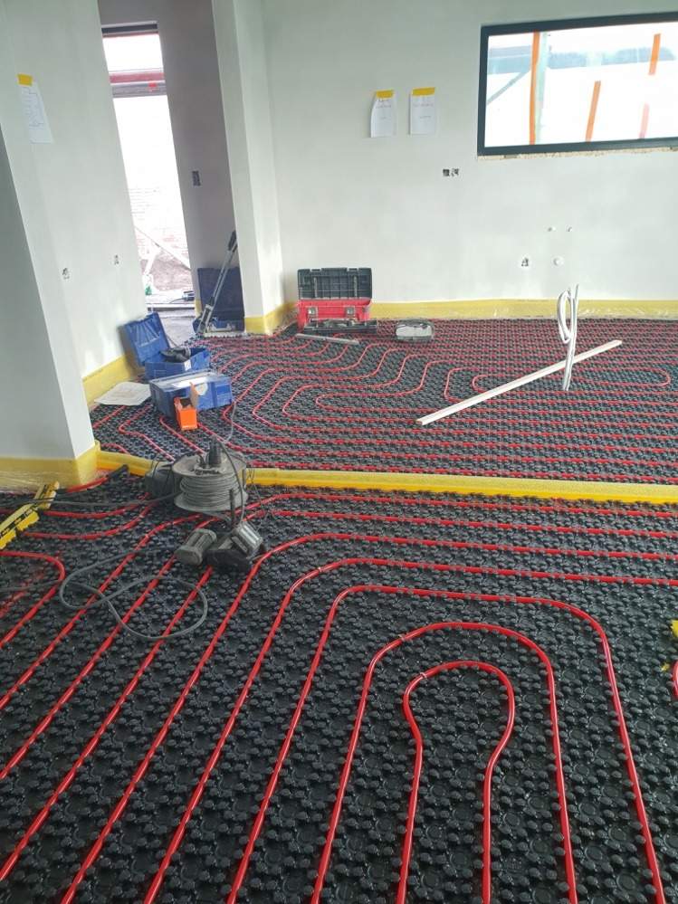 Vloerverwarming door Lieveld Technics in de regio Diksmuide